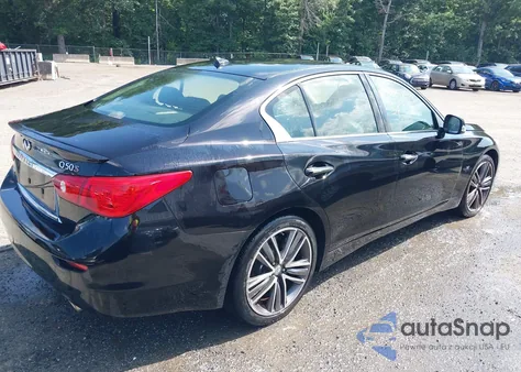 2014 Infiniti Q50 Sport z USA, uszkodzony, nr VIN JN1BV7AR8EM691233